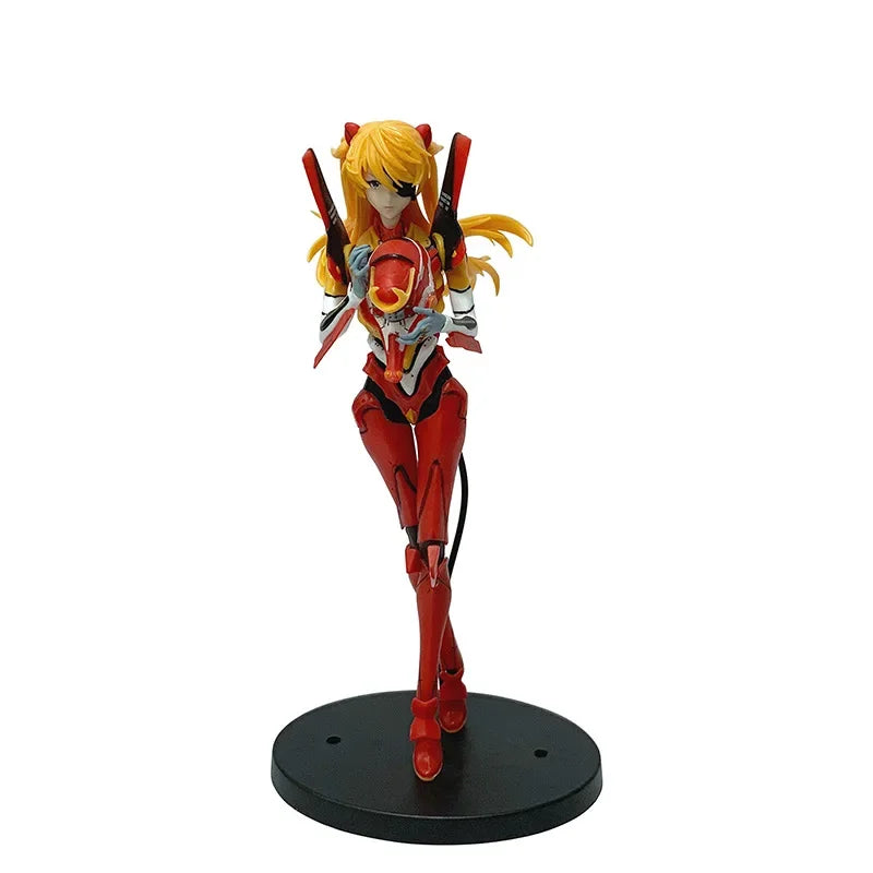22cm Neon Genesis Evangelion EVA theatrical version No. 2 figure mecha Asuka langrey anime model ornament doll pvc toys