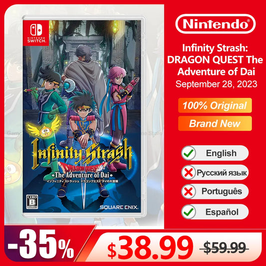 Infinity Strash DRAGON QUEST The Adventure of Dai Nintendo Switch Game Deals 100% Official Physical Game Card for Switch OLED