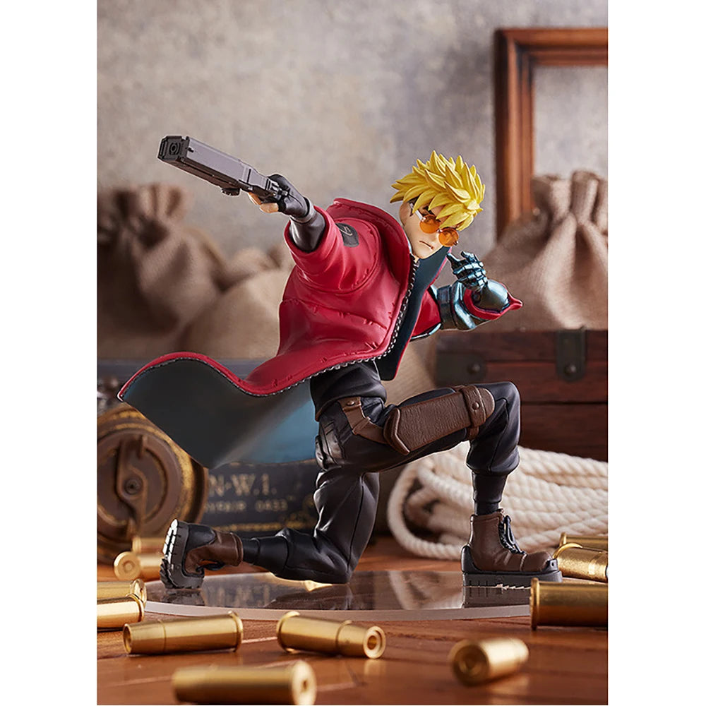 Good Smile Company POP UP PARADE Trigun Stampede Vash the Stampede figura coleccionable figura de acción Original Anime figuras en miniatura de juguete