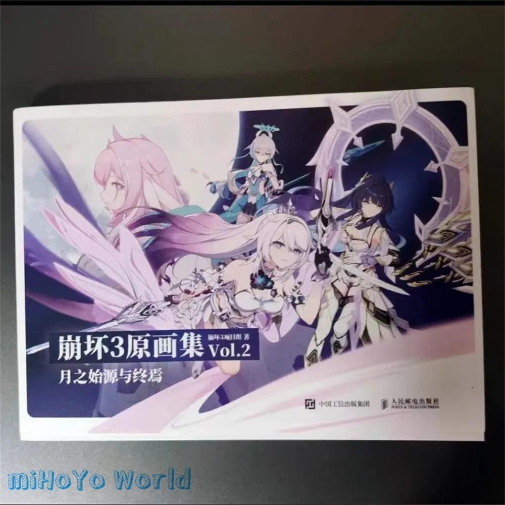 Genuino MiHoYo/Honkai Impact 3 colección de arte Original juego oficial Meteor's Journey Kiana Cospaly accesorios regalo de Anime caliente