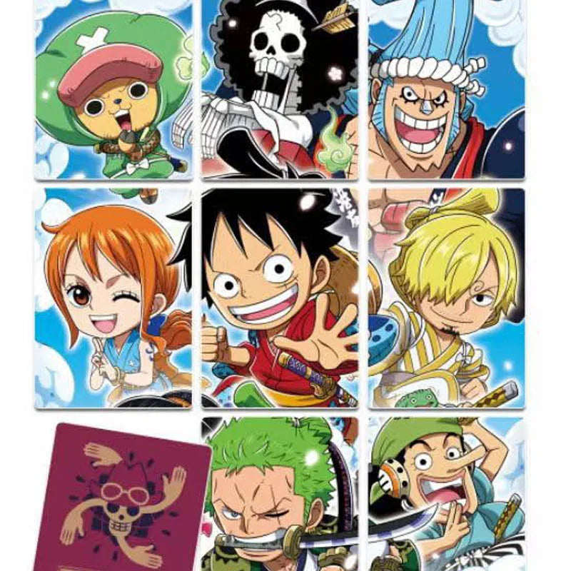 One Piece Collection Cards Box Booster Pack Anime Luffy Zoro Nami Chopper TCG Game Playing Game Cards