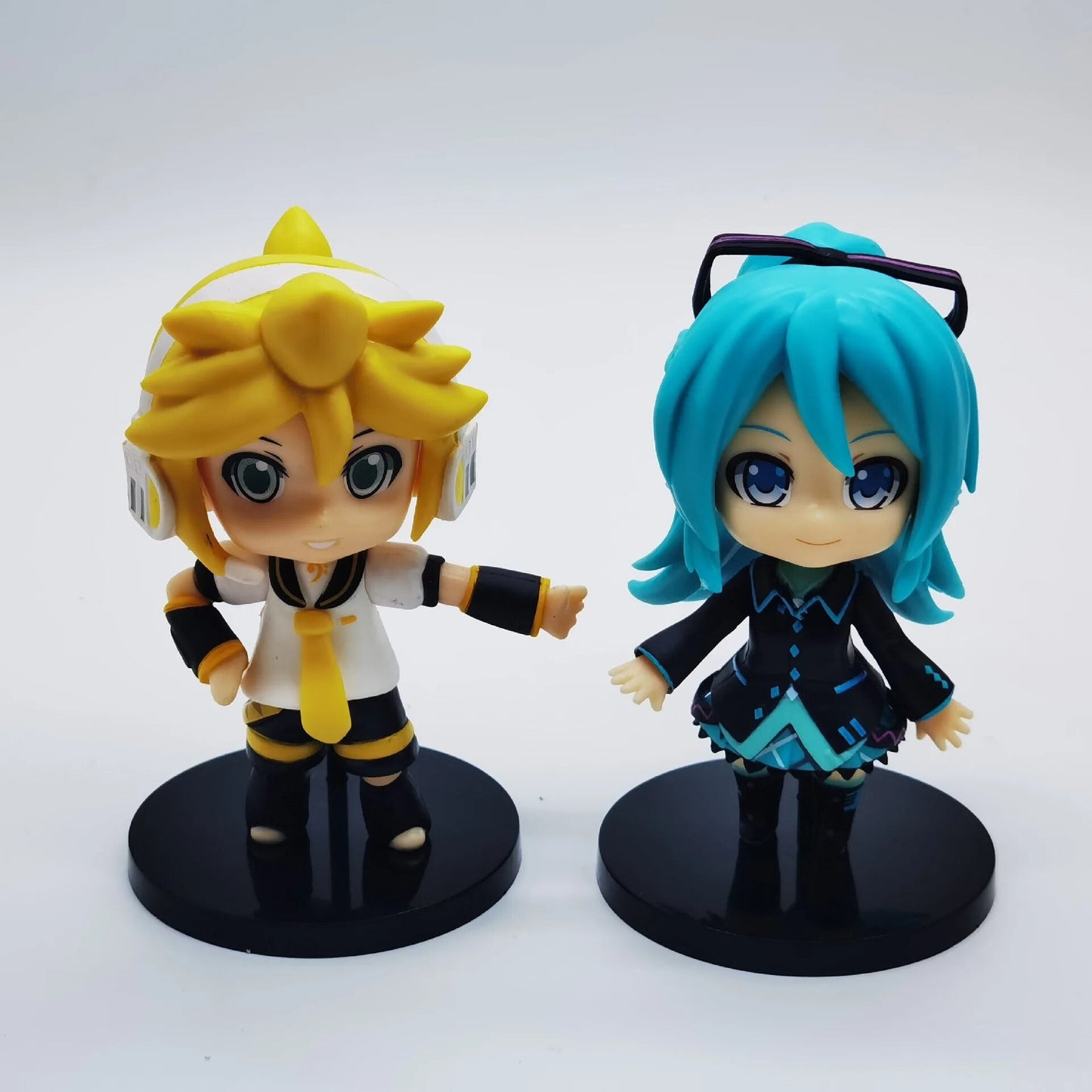 Figuras de acción de Hatsune Miku, 6 uds., Megurine Luka, música para niñas, cereza rosa, hermana del mar profundo, colección de modelos de Pvc, juguete de regalo para niños