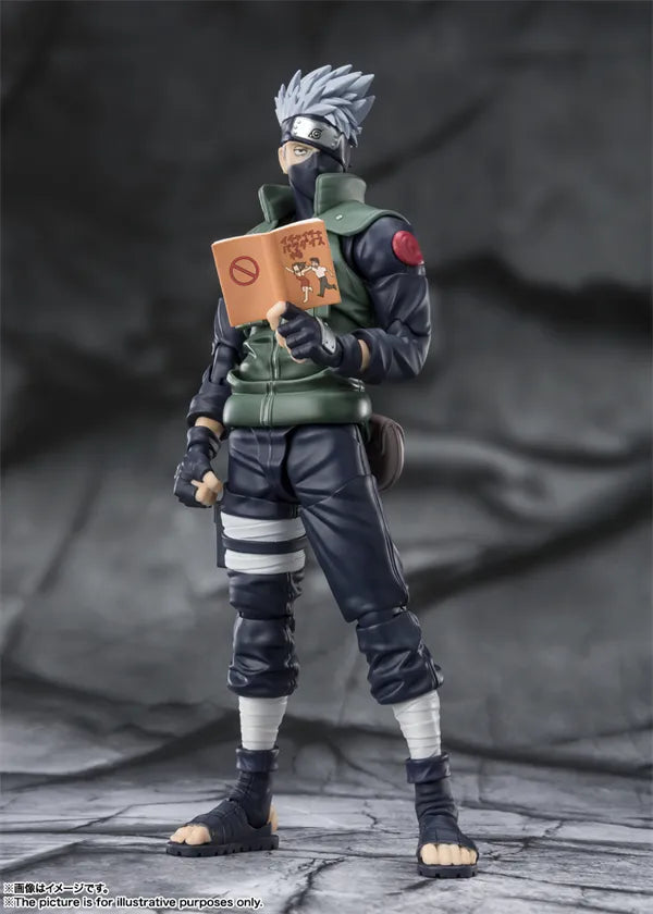 In Stock Original Bandai S.h.figuarts Naruto Anime Figure Hatake Kakashi Haruno Sakura Action Figure Statue Collection Model Toy