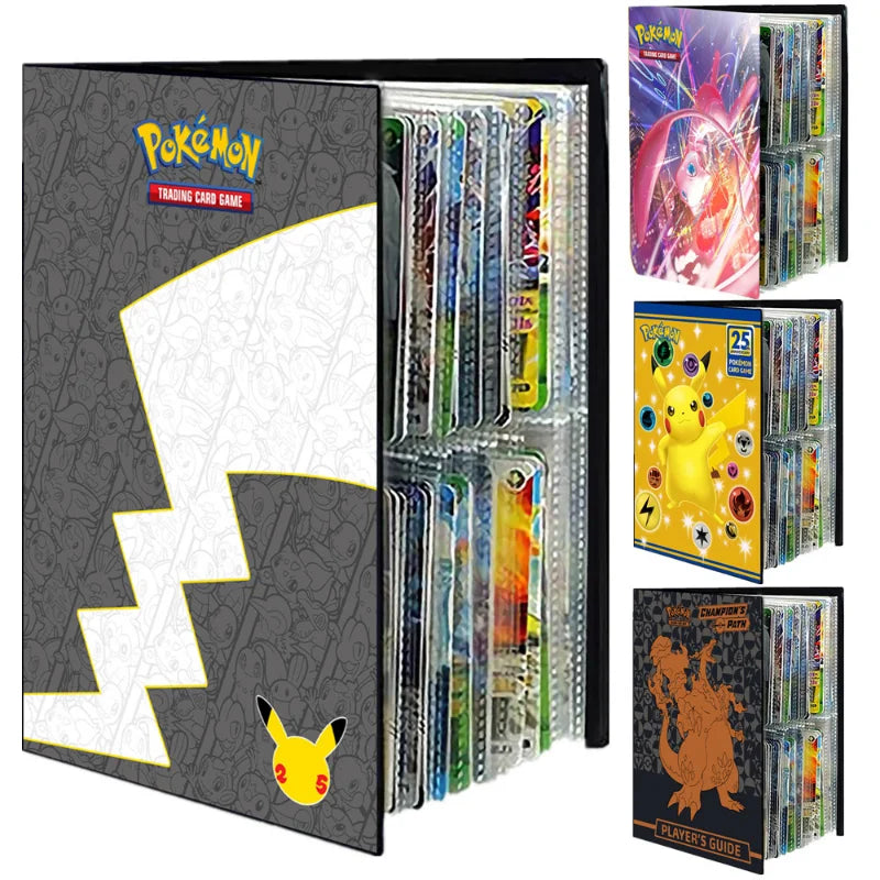 Pokemon 25Th Anniversary Celebration 240 Card Album Book Game Card Holder Binder VMAX Game Card Collection Kids Toys Gift