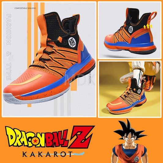 Anime Dragon Ball Son Goku Kakarotto Basketball shoes men women fashion Breathable sneakers youth student non-slip sports shoes