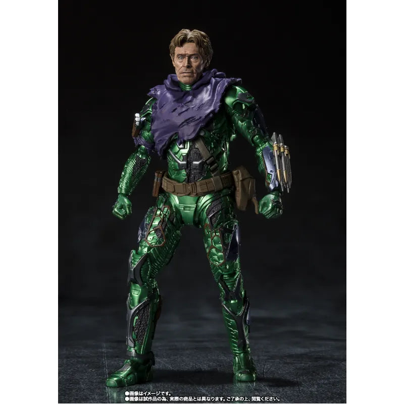 In Stock Bandai S.H.Figuarts Marvel Spider Man No Way Home Green Goblin Norman Osborn Anime Action Figures Toys Models Collector