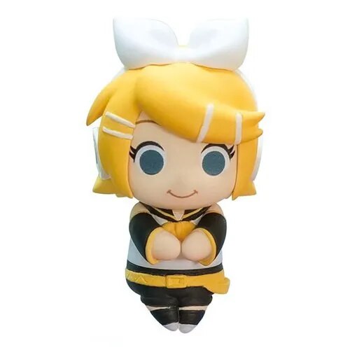 TAKARA TOMY Gashapon Hatsune Miku sentado muñecas en postura Kagamine Len Rin Megurine Luka Anime figuras de acción juguetes para niños niñas