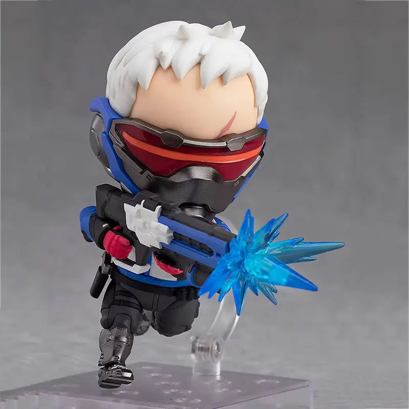 GSC Nendoroid Genuine Overwatch SOLDIER:76 Active Joint Anime Action Figures Model Toys Collection Doll Boys Birthday Gifts