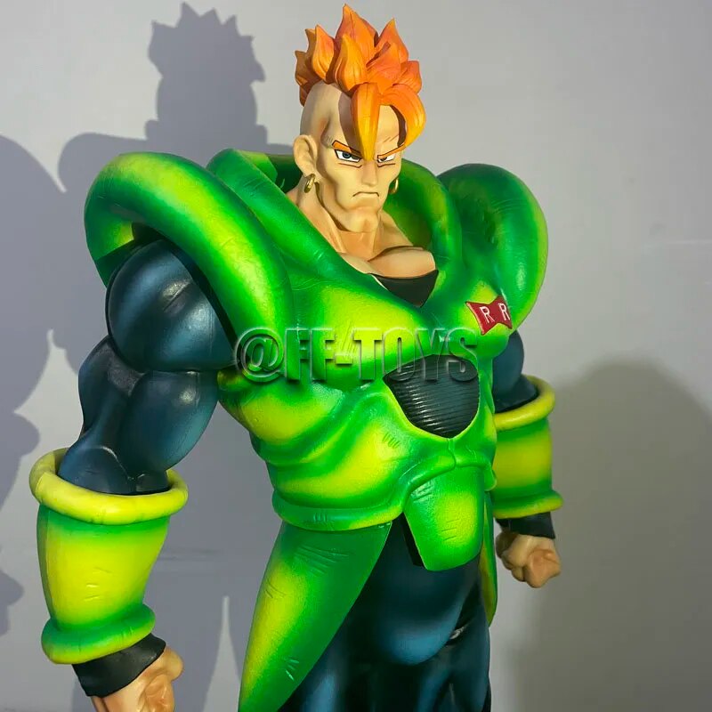 41Cm Anime Dragon Ball ANDROID 16 Figura PVC Figuras de acción GK Estatua Colección Modelo Juguetes para niños Regalos