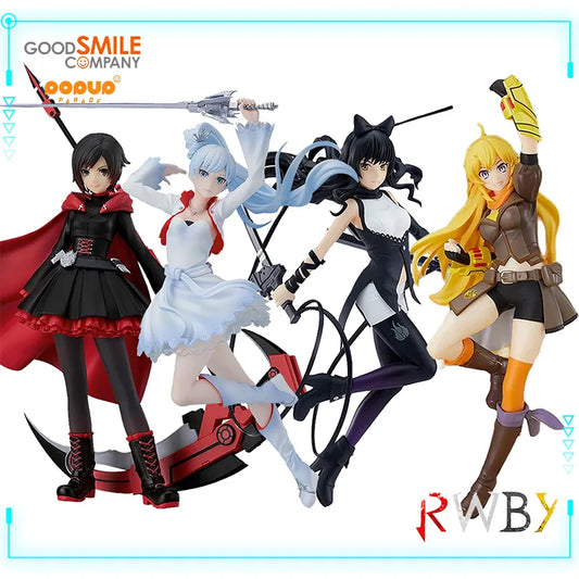 GSC Original Pop Up Parade RWBY Blake Belladonna Ruby Rose Yang Xiao Long Weiss Schnee 17cm Anime Girl Figures Model Doll Toys