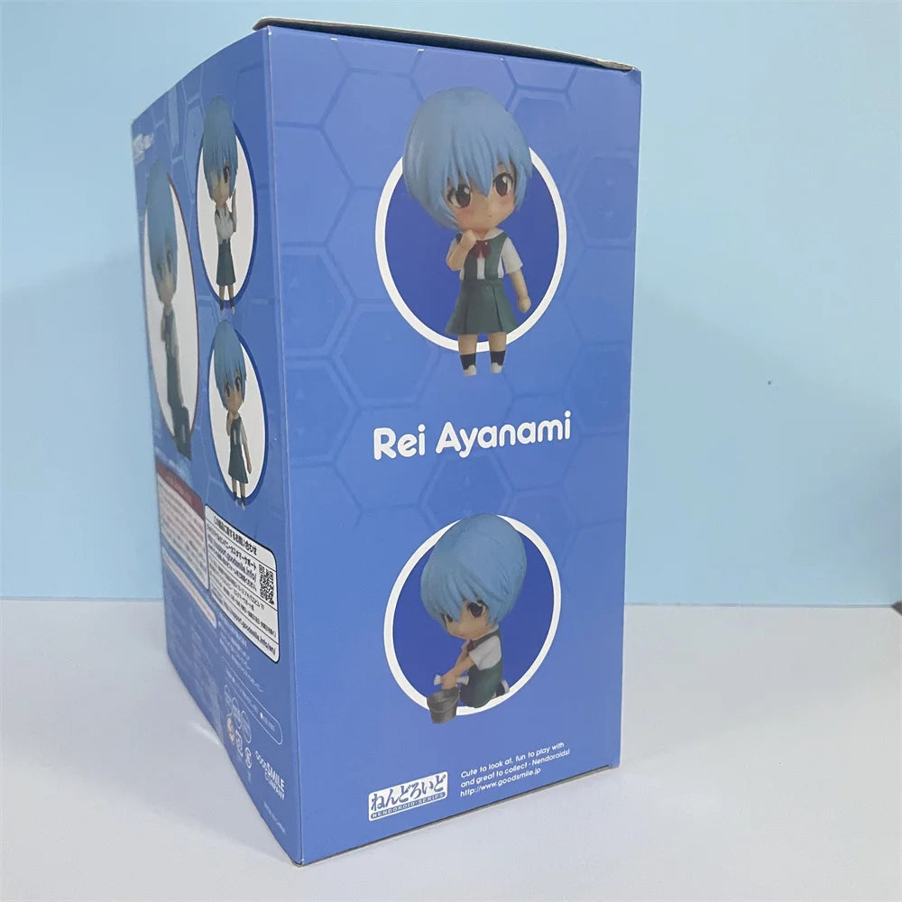Anime Figures NEON GENESIS EVANGELION Ayanami Rei 1197 EVA Action Figure Model Cute Toys for Children PVC Collector Doll 10cm