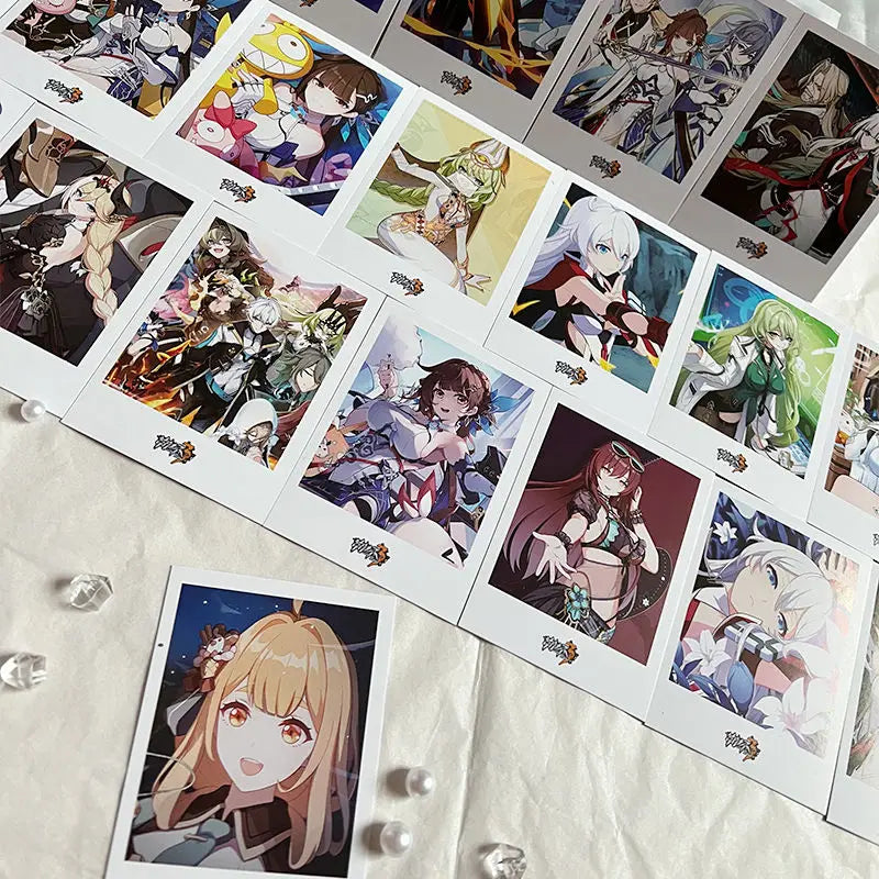 Honkai Impact 3-40 unids/set Valkyrie 5,8x7,8 cm Lomo Card Photocard HD impreso pequeño álbum tarjetas fotográficas para colección de Fans postal