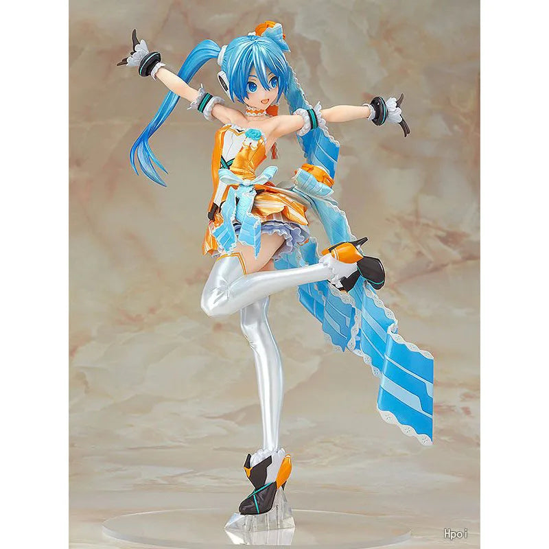 Max Factory Hatsune Miku Project DIVA-2nd VOCALOID Orange Blossom Ver PVC Action Figure Anime Model Toys Collection Doll Gift