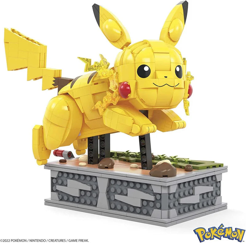 MEGA Pokémon Collectible Building Toys For Adults, Motion Pikachu With 1092 Pieces And Running Movement, For Collectors