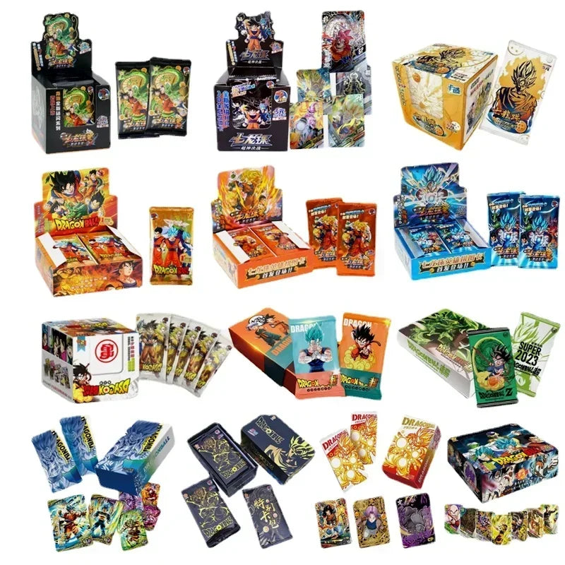 anime card store  cards Dragon Ball Booster Card Box Trading card game Super Saiyan Son Goku Anime Characters Collection Toy