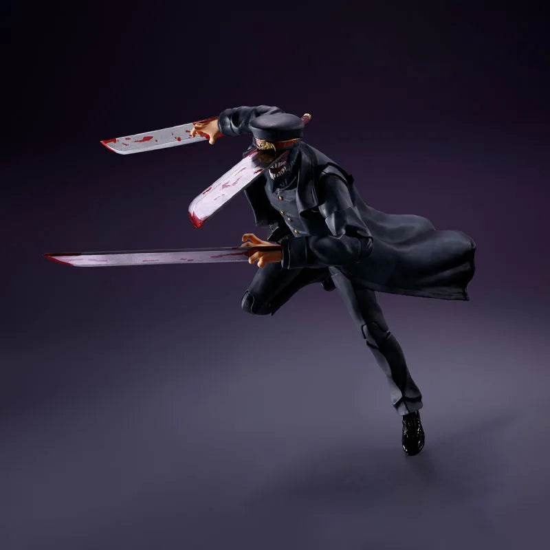 Bandai Genuine Figure Chainsaw Man Model Kit Anime Figures S.H.Figuarts Samurai Sword Collection Model Action Figure Boys Toys