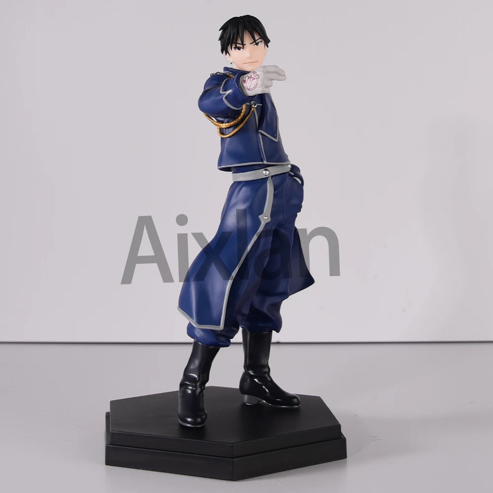 Original Fullmetal Alchemist Anime Figure Models Roy Mustang Riza Hawkeye PVC Action Toy Figures Periphery Ornaments Toys Gifts