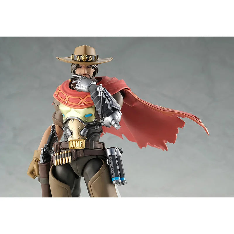 100% Original Figma 438 Overwatch McCree In Stock Anime Action Collection Figures Model Toys