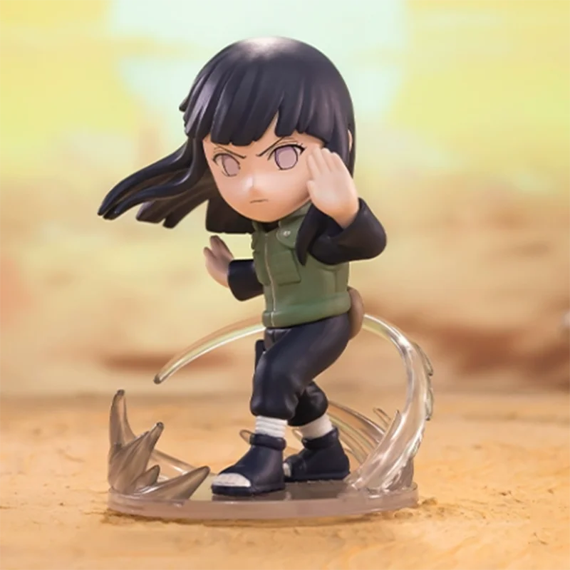 POP MART Naruto Sasuke Ninja World War Series Anime Action Figure Guess Bag Ornament Figurines Home Decor Desktop Dolls Model