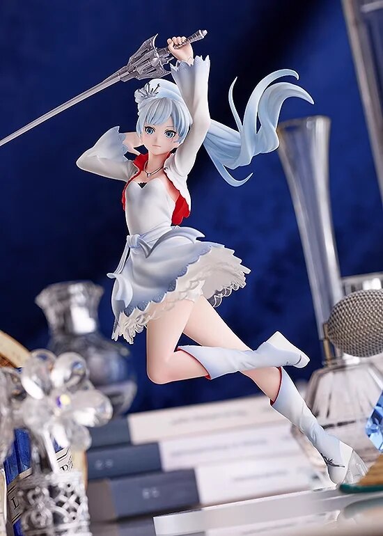 Original GSC RWBY Weiss Schnee Ice queen POP UP PARADE Anime Figure Toys 17cm PVC Model Collectible Kids Birthday Xmas Gift