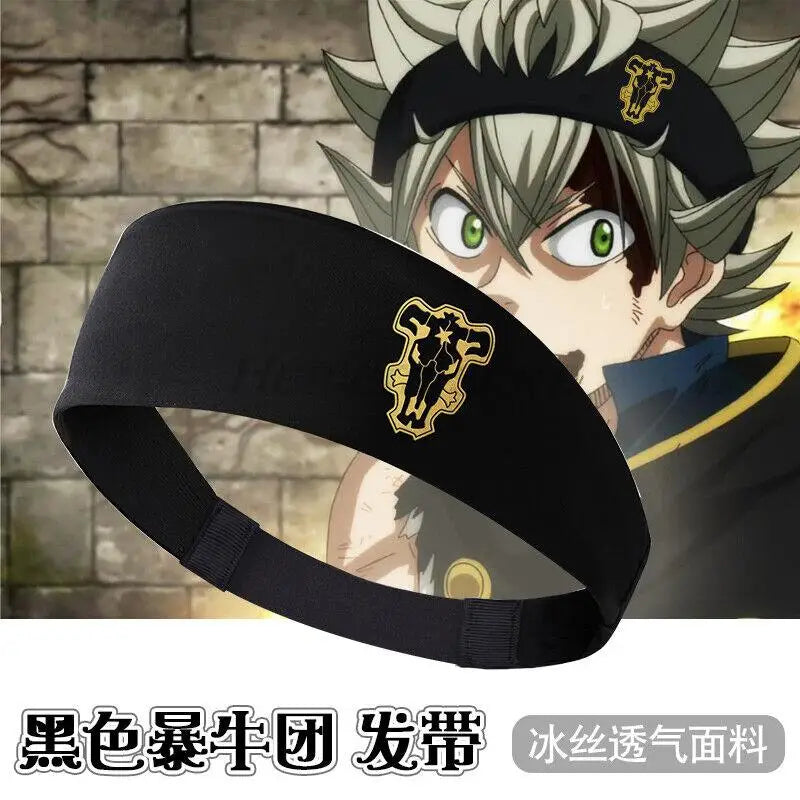 Anime Black Clover Emperor Logo Headband Asta Magic Knight Cosplay Headwear Costume Emblem Props Gift Accessories