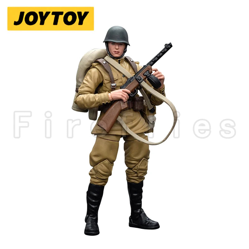 1/18 JOYTOY Action Figure Hardcore WWII US Army Wehrmacht Soviet Infantry Anime Model Toy Free Shipping
