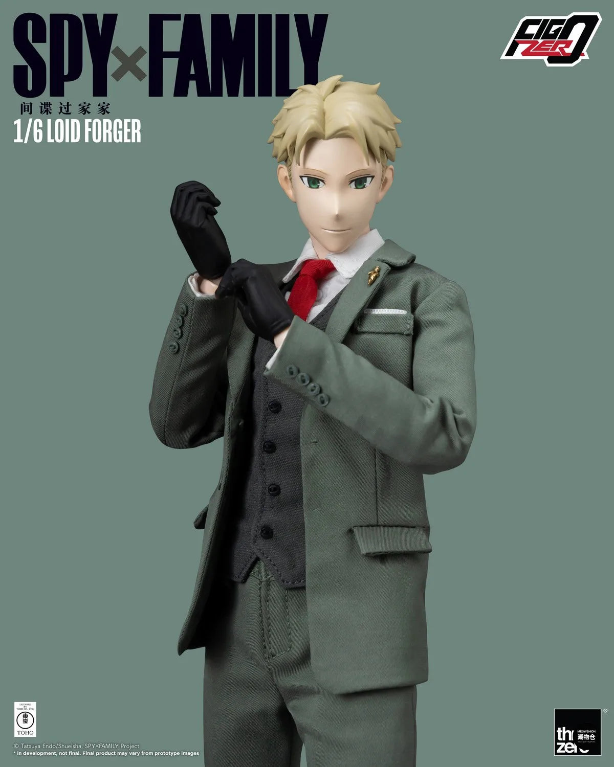 THREEZERO 1/6 SPY×FAMILY Twilight Loid Forger Action Figure Anime Model Toys Hobby Pre-Sale