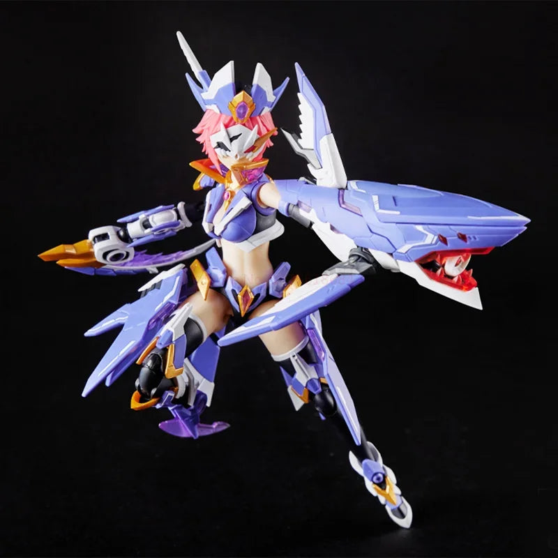 Ms General Original Mecha Seven Deadly SINS Shark Machine Girl Greed Assembly Action Figure Model