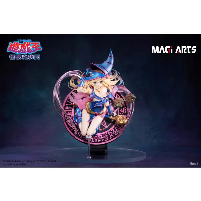 Genuine MAGI ARTS Yugioh Black Magician Girl 1/7 Pvc Anime Action Figures Collect Model Toys in Stock