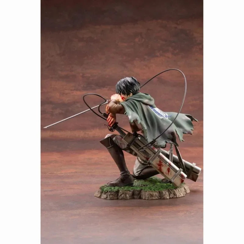 Genuine Goods in Stock Kotobukiya Levi Ackerman ARTFX J Attack on Titan Fortitude Anime Portrait Model Toy Collection Doll Gift