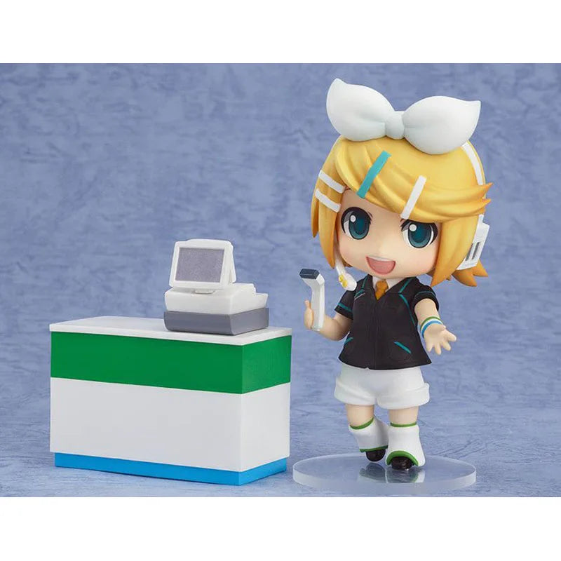 GSC Good Smile NENDOROID 340 Kagamine Rin 341 Kagamine Len VOCALOID Family Mart 2013 Ver PVC Action Figure Anime Model Toys Gift