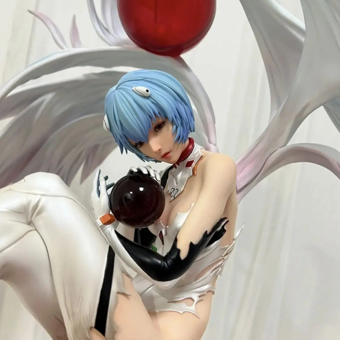 New Neon Genesis Evangelion Goddess Resonance Double-headed Angel Ayanami Rei Animation Card Tong Figure Creative Model Ornament