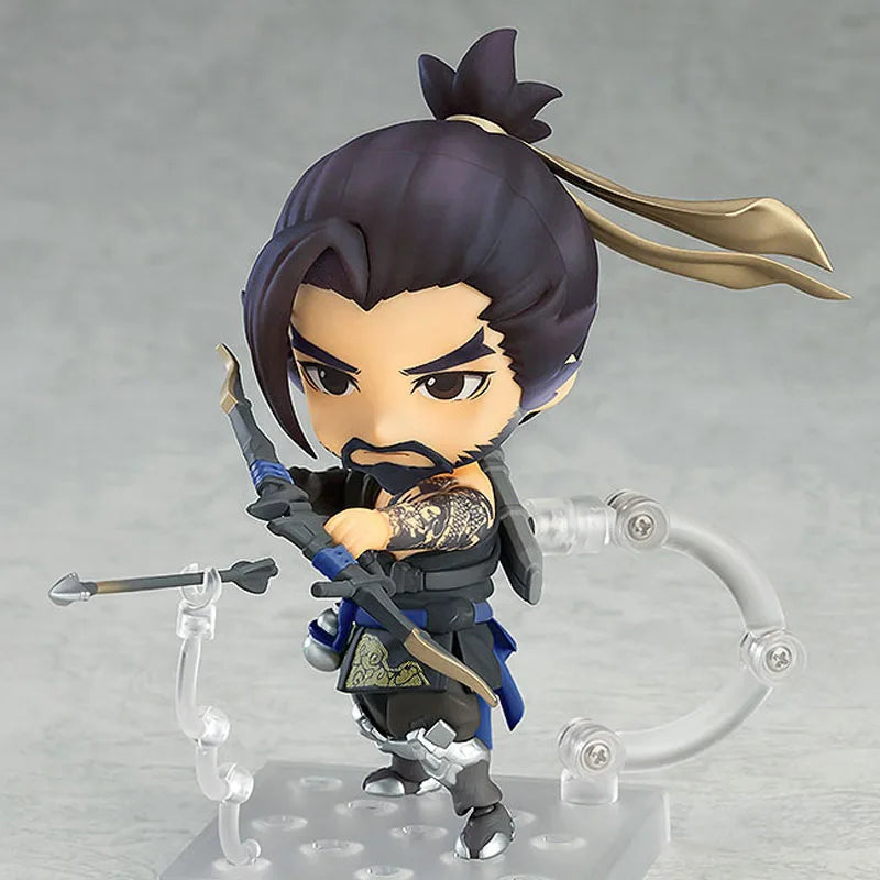 In Stock Good Smile Original GSC Nendoroid Overwatch Shimada Hanzo Anime Movable Action Figure Model Children's Gifts