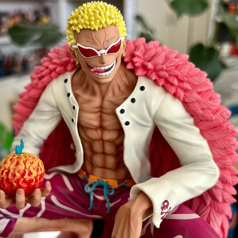 Anime One Piece Figure Donquixote Doflamingo Action Figure One Piece Shichibukai Hen 16cm PVC Collection Model Doll Gifts Toys