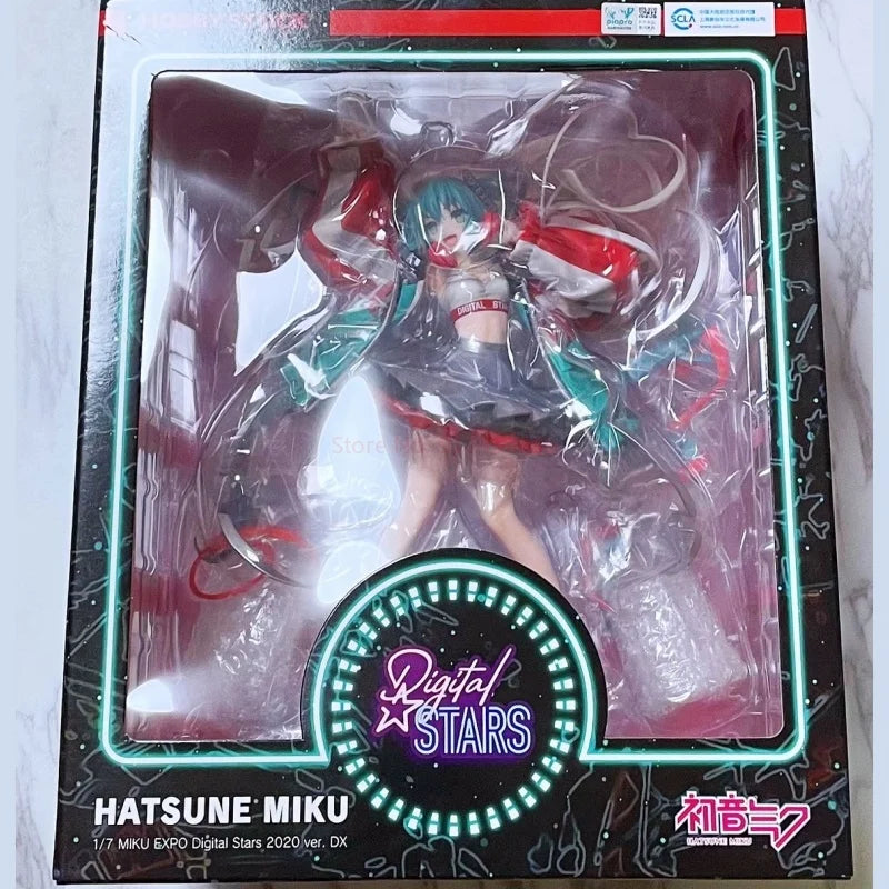 In Stock Original Wing Hatsune Miku Hobby Stock Vocaloid Miku Expo Digital Stars Ver 27cm Anime Figure Model Action Toys Gift