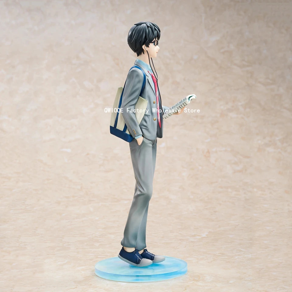 Original Genuine HobbyMax Your Lie in April 22.5cm Miyazono Kawori Arima Kousei PVC Collection Model Toys Gifts QWIOOE Wholesale