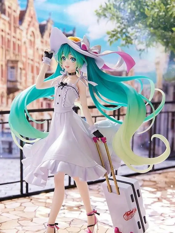 Original GSC VOCALOID Hatsune Miku GT Racing2021 PVC Anime Figure Action Figures Model Toys