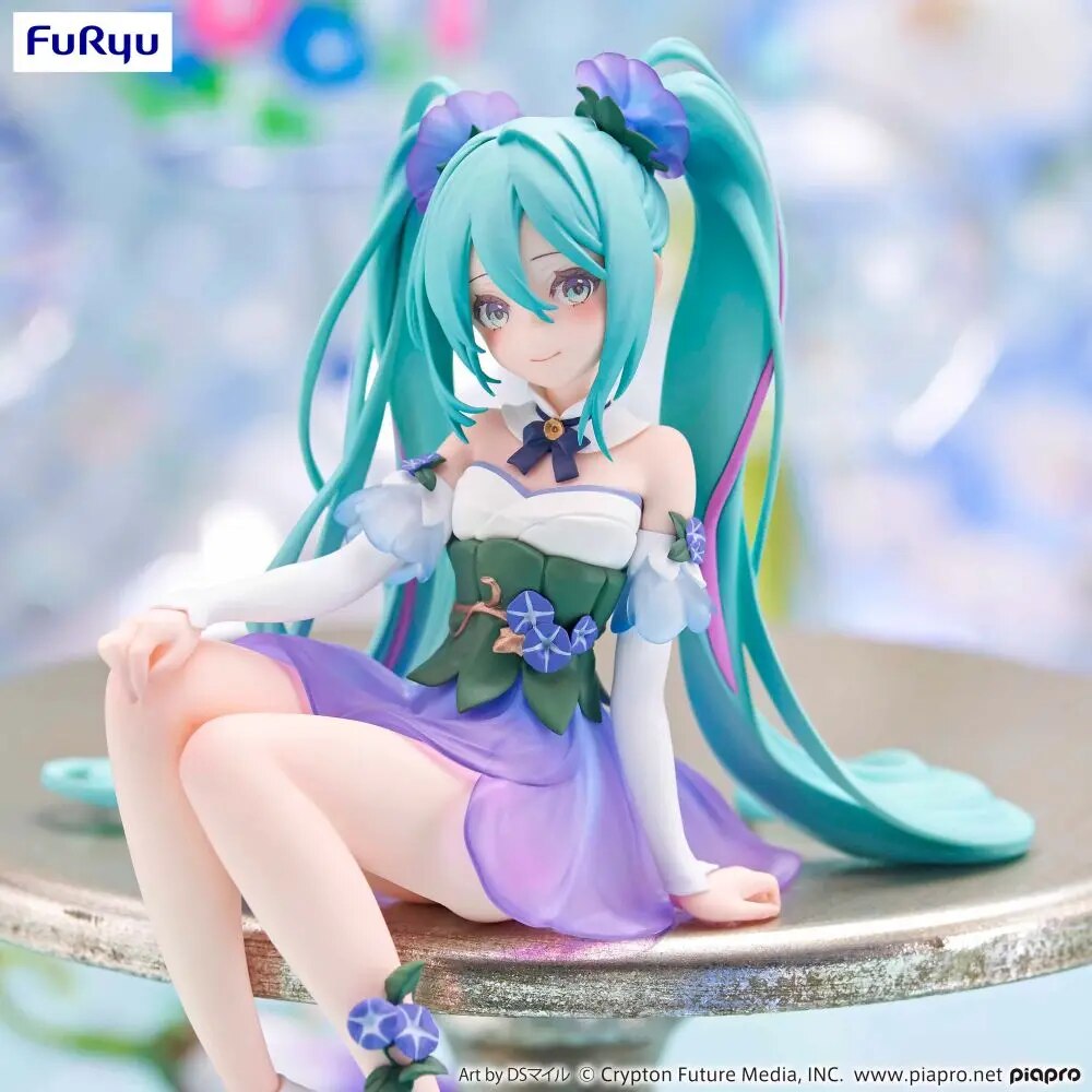 En Stock Original FuRyu Vocaloid Hatsune Miku Hada flor espíritu PVC Anime figura de acción modelo de figuras de juguete