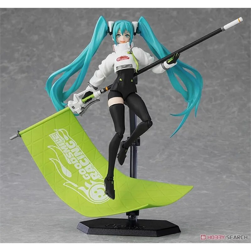 Figura de Anime Original GSC Figma VOCALOID SP-149 Racing Miku 2022 Ver. Figuras de acción de juguete para niños, regalo, muñecas coleccionables