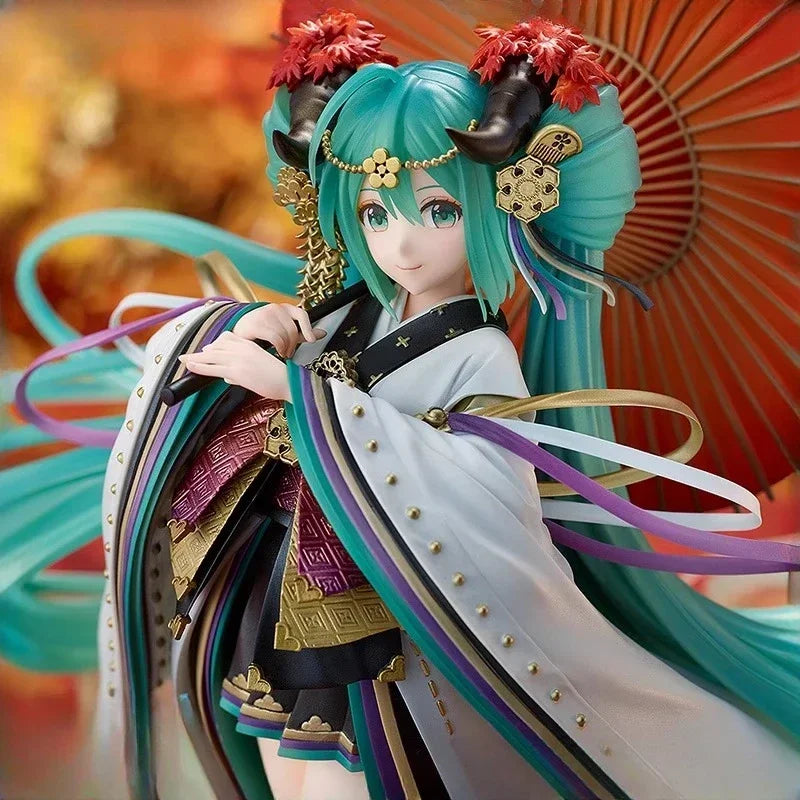 GSC Original Hatsune Miku Anime Figure VOCALOID Miku Land of the Eternal Action Figure Toys for Boys Girls Kids Birthday Gifts