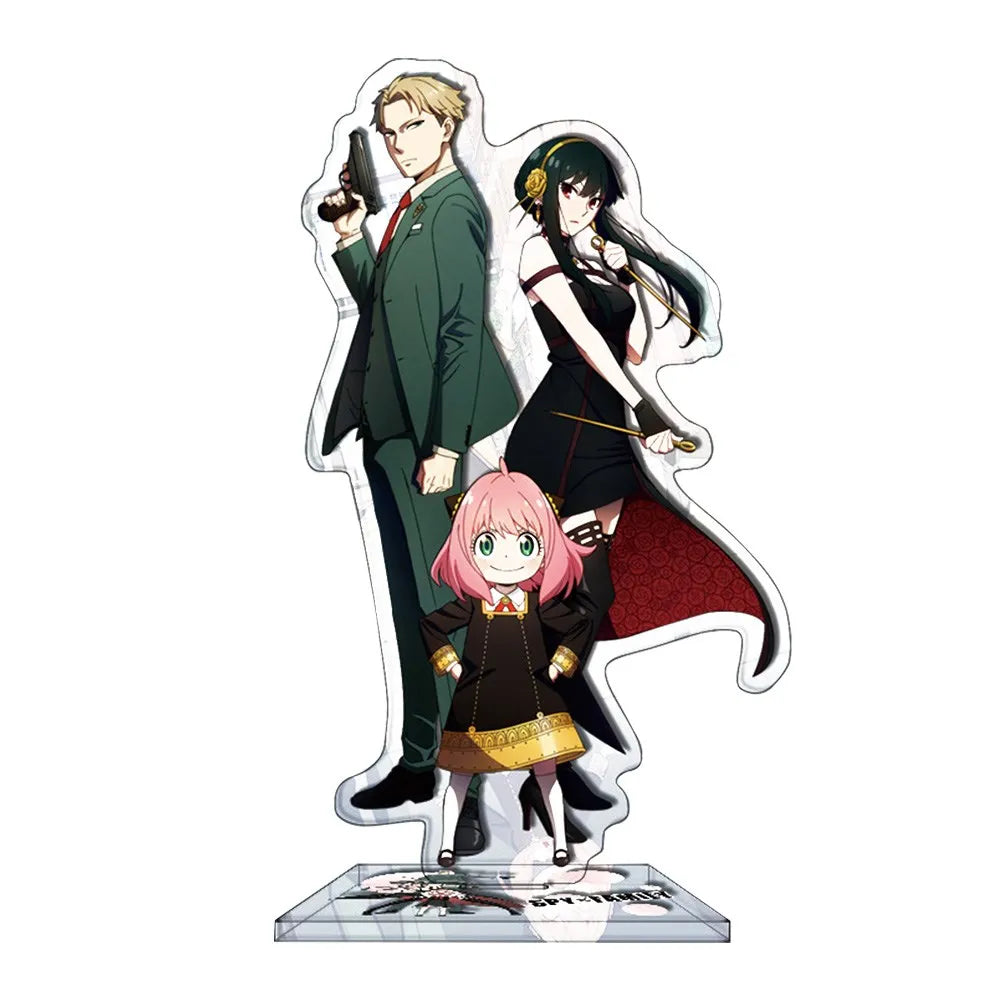 Anime Spy X Family Loid Anya Yor Figure Action Stand Model Cospaly Cartoon Character Acrylic Standing Sign Toy Fans Gift