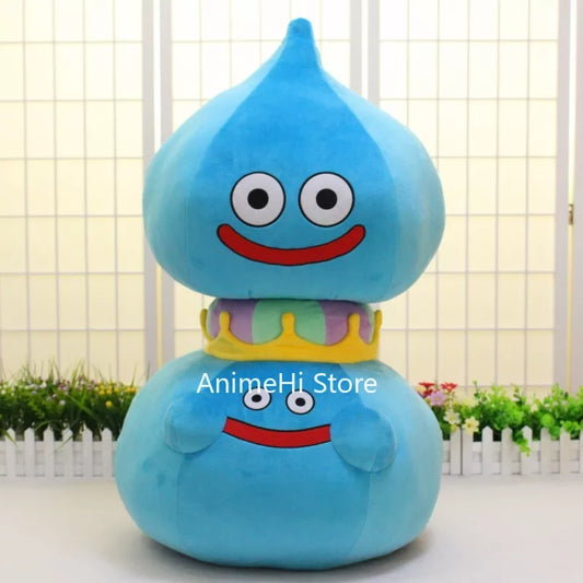 Anime Doragon Kuesuto Dragon Quest Plush Doll Figure Smile Slime king Cosplay Stuffed Toy Filling Pillow for Gift