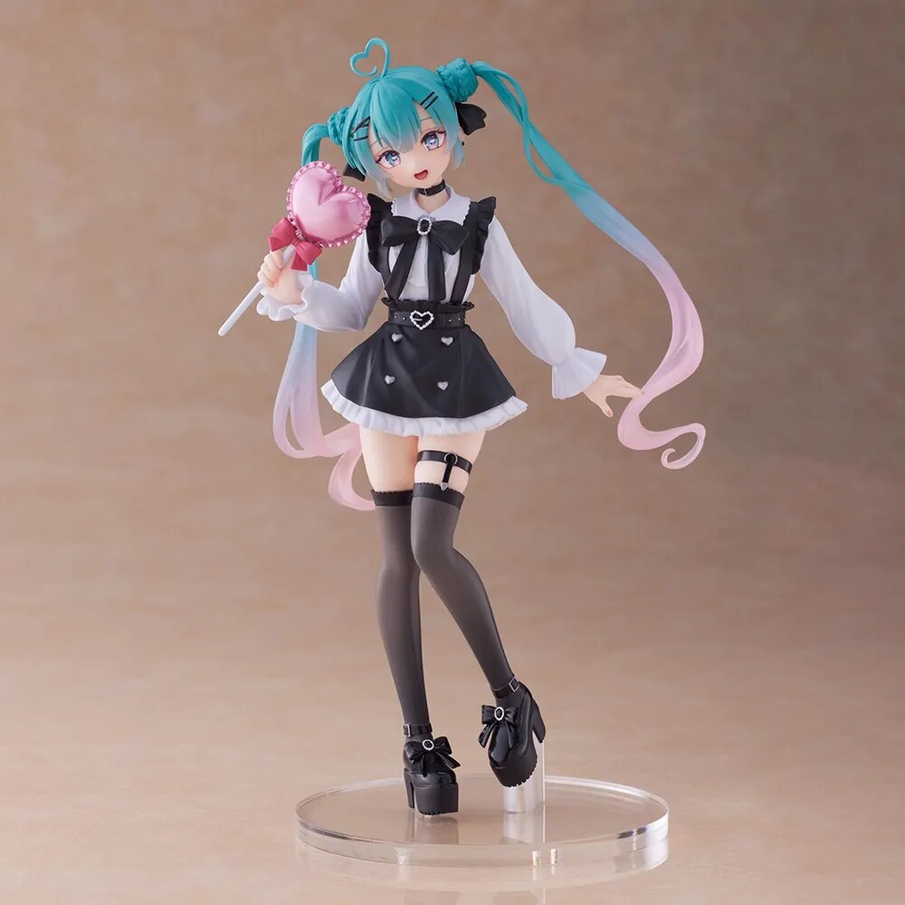 IN Stock Taito Vocaloid Hatsune Miku Fashion Figure Subculture Original Kawaii Doll Anime Figure Pvc Model Collectible Toys Gift