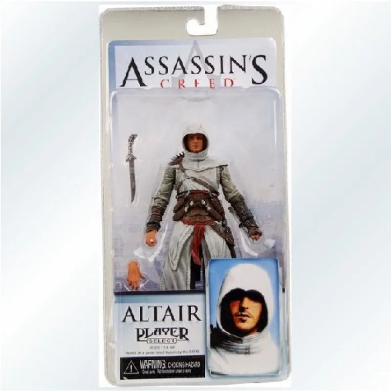 NECA Assassin's Creed Game Figures Altaïr White Clad Assassin EZIO Revelations Action Figures Doll Model Toys Collect Ornaments