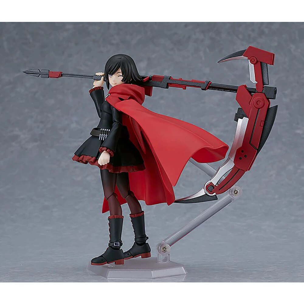 Max Factory Figma Rwby Ice Queendom Ruby Rose Anime Figure Figurine Toys Collectible Doll Gift for Fans