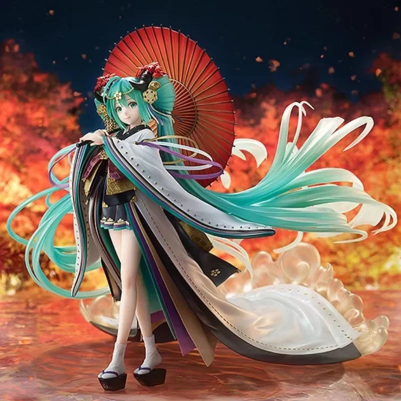 GSC Original Hatsune Miku Anime Figure VOCALOID Miku Land of the Eternal Action Figure Toys for Boys Girls Kids Birthday Gifts