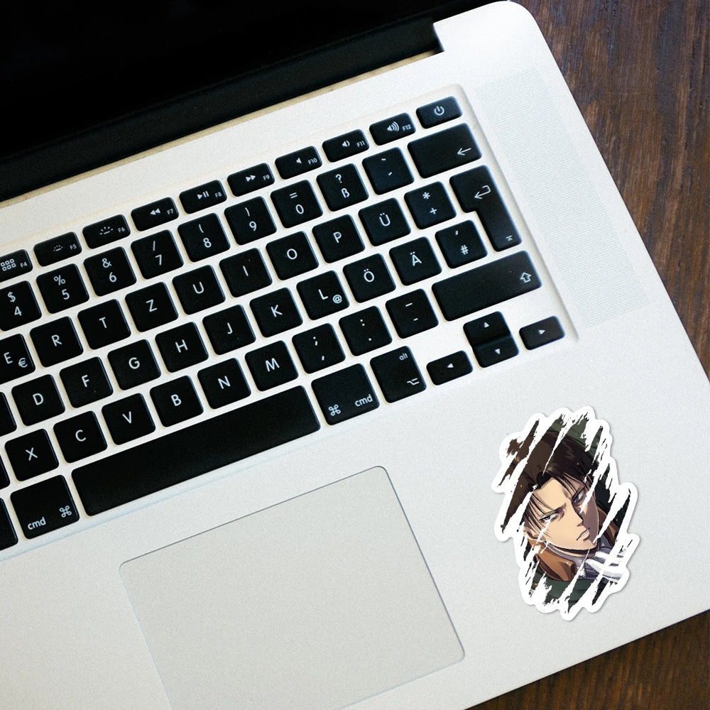 10/100pcs Attack on Titan Sticker Anime Icon Classic Animal Stickers For DIY Children to Laptop Suitcase Bicycle Car PVC Sticker