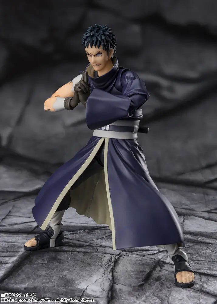 In Stock Bandai S.H.Figuarts Shf Naruto Shippuden Obito Uchiha Action Figure Collectible Toy Gift