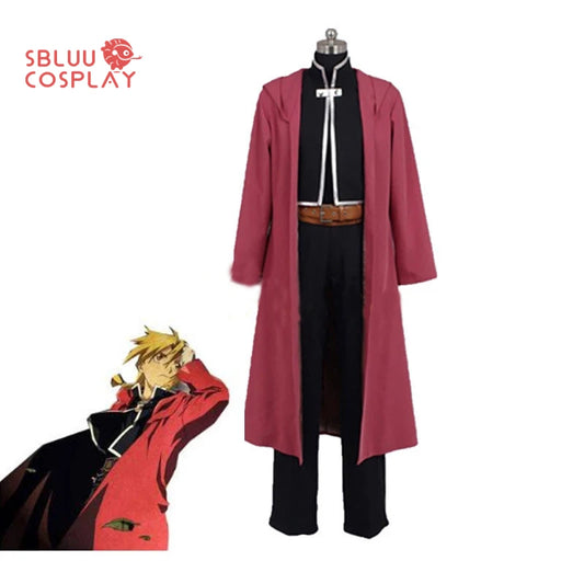 SBluuCosplay Fullmetal AlcFullMetal Alchemist Edward Elric Cosplay Costume