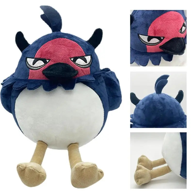 25cm Penguin Crow Plush Toy Anime Black Clover Nero Bird Plush Doll Stuffed Animal Throw Pillow Children Birthday Christmas Gift